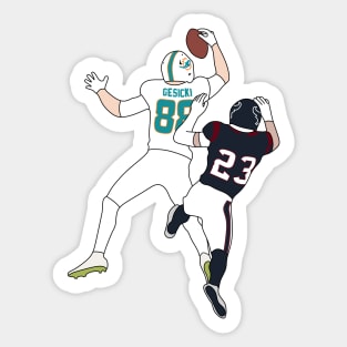 one hand catch the 88 Sticker